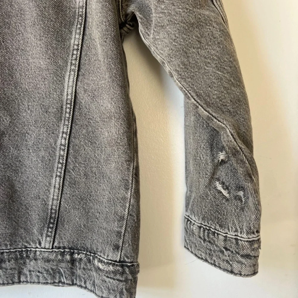 Zara Distressed Denim Jacket